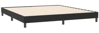 vidaXL Bettgestell ohne Matratze Schwarz 200x210 cm Samt 4101375