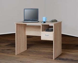 SchülerschreibtischComputertischPC-Tisch sonoma eiche - sonoma Eiche