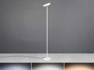 Deckenfluter SPECTER LED dimmbar & Lichtfarbe einstellbar, Weiß, Höhe 178cm