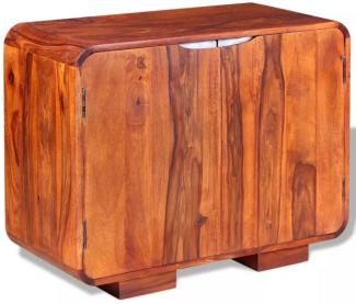 vidaXL Sideboard Massivholz Akazie 75x35x60 cm 243955