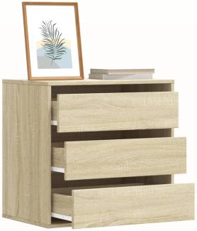 vidaXL Kommode Sonoma-Eiche 60x41x58 cm Holzwerkstoff 852845
