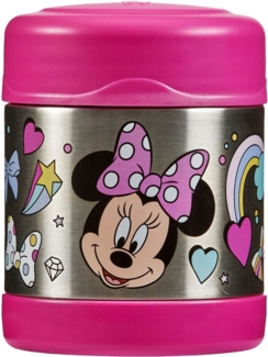THERMOS Thermobehälter FUNTAINER FOOD JAR DISNEY, Thermobehälter für Essen, spülmaschinenfest, Edelstahl, Kunststoff, Silikon, (1-tlg), 0,3l, 7h heiß & 7h kalt, dicht & auslaufsicher