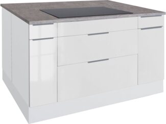OPTIFIT Kücheninsel Tara, mit Vollauszügen und Soft-Close-Funktion, Stellbreite 150x95 cm