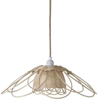 vertbaudet Lampenschirm Kinderzimmer Lampenschirm, aus Rattan in Blumenform