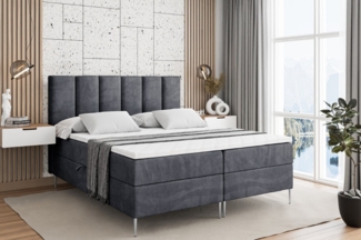 ALTDECOR Boxbett BOXI1-F (Multipocket-Matratze H4, H3 Matratze Bonellfederung, Topper, Kopfteil)