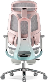 Ergonomischer Bürostuhl mit dynamischer Lendenwirbelstütze, verstellbarer