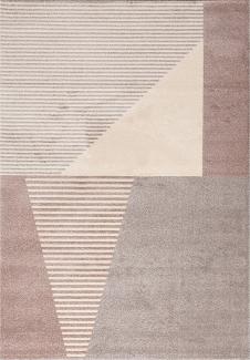 Dekoria Teppich Sevilla paper white/dusty rose 160x230cm