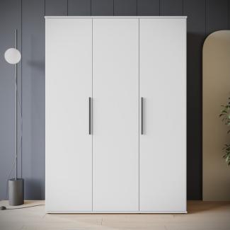 INOSIGN Kleiderschrank LAGOS Wäscheschrank, Garderobe, schwarze Griffe, Made in Europe Moderner Drehtürenschrank, FSC-zertifiziert, Schlafzimmerschrank