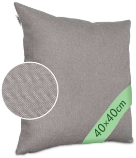 Kisska Dekokissen Kissenhülle TIZI MIT oder OHNE Füllung Kissenbezug Zierkissen, Kissenüberzug - Kissenhusse ohne Füllung 50x30 cm Tizi Leinen-Optik