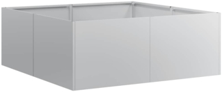 vidaXL Pflanzkübel 80x80x30 cm Verzinkter Stahl 860806