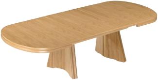 Funktionstisch Callidora höhenverstellbar und ausziehbar 125(165,5) x 71 x 54-73 Couchtisch massiv Eiche Natur P40 16024