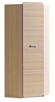 Steiner Kleiderschrank 'Dennis 14' esche/lila