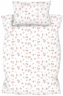 Amilian Kinderbettwäsche 100x135 - Bettwäsche Kinder - Kopfkissenbezug 40x60 cm Babybettwäsche, 2 teilig, 100% Baumwolle, für Mädchen und Jungen
