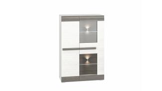 Stylefy Keno Vitrine II Schneekiefer New Grey