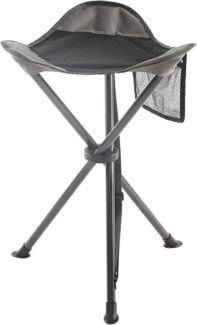 LuxusKollektion Campingstuhl Klapphocker Ultraleicht Faltbar Dreibeinhocker 53.3cm Campinghocker
