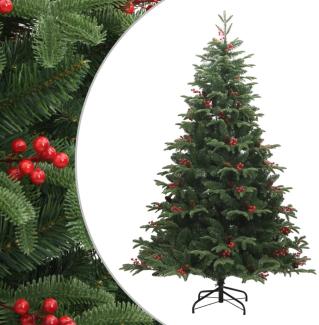 vidaXL Künstlicher Weihnachtsbaum Klappbar mit Zapfen & Beeren 180 cm 358376