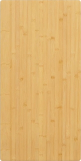 vidaXL Tischplatte 40x80x2,5 cm Bambus 352714