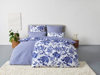 andas Bettwäsche Nordby, Flanell, 2 teilig, Bettwäsche aus Baumwolle, skandinavisches Design, ab Größe 135x200 cm