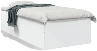 vidaXL Bettgestell Weiß 90x200 cm Holzwerkstoff 3280965