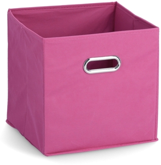 Kleine Aufbewahrungsbox mit Griff, Vlies - Pink
