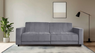 Dorel Home 3-Sitzer Allie II Schlafsofa 225 cm, Bett-Funktion (108/190cm), Rückenlehne 2-teilig, mit Steppung