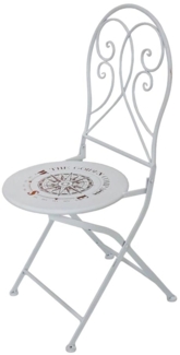 Klappstuhl, Gartenstuhl, weiß, Kompass Design