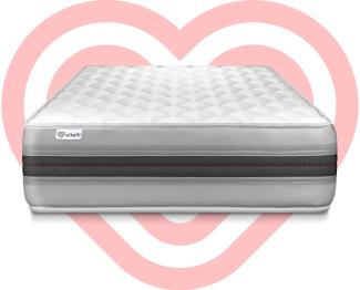 VITALMEMO BACK matratze 105x190 cm, Memory-Schaum, Härtegrad 3, Höhe : 25 cm, 5 Komfortzonen