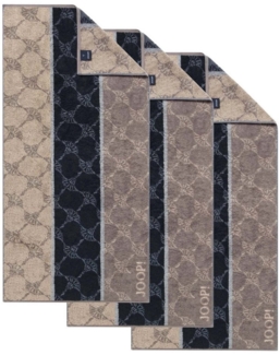JOOP! Handtuch Unisex Handtuch 3er Pack Baumwolle, Frottier (Packung, 3-St)