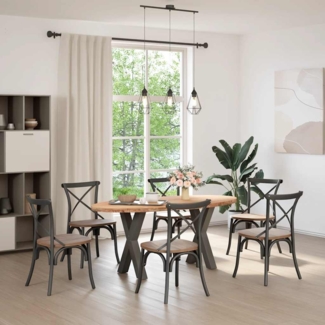 vidaXL Esstisch Hellbraun 180x90x74 cm Massivholz Eiche Oval 3305273