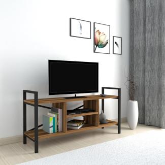 Fernsehtisch Osterøy 61x120x35cm Walnussoptik [en. casa]