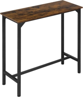 EUGAD Bartisch (1-St), Stehtisch, mit Metallgestell, 100 x 40 x 100 cm