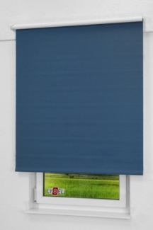 Lysel - Qualitätsrollo abdunkelnd violettblau, (B x H) 123cm x 190cm in blau/violettblau