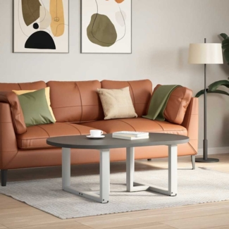 vidaXL Couchtischbeine T-Form 2 Stk. Weiß 70x25x(42-43) cm Stahl 4013037