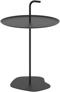 Outdoor-Metalltisch Calimera 56,5 x Ø 38 cm Schwarz [casa. pro]