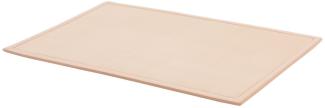 Juskys Krabbelmatte Spielmatte Krabbeldecke 200x150 cm Samtmatte Teppich für Kind, Baby, Yoga - rutschfest, weich Kinderteppich Spielteppich in Beige