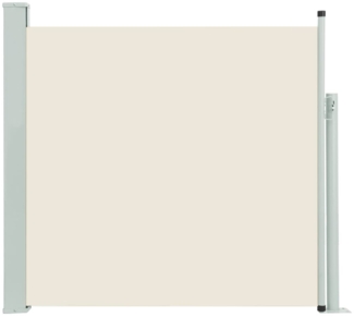 vidaXL Ausziehbare Seitenmarkise 170×300 cm Creme 48365