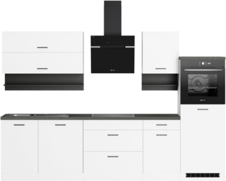 KOCHSTATION Küchenzeile Betty, Breite 300 cm, mit E-Geräten von Bauknecht