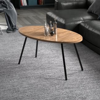 Couchtisch Skærbæk 43 x 90 x 50 cm Holzfarben [en. casa]