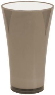 Viana Blumentopf Vase „Fizzy“ Ø16cm H27cm Platingrau Blumenvase Dekoration Kunststoff