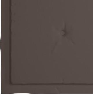 vidaXL Gartenstühle 4 Stk. mit Kissen Massivholz Teak 3073096