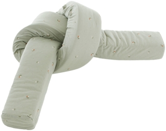 Bettschlange Fiore grün 10 x 200 x 12 cm