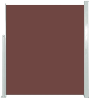 vidaXL Ausziehbare Seitenmarkise 160x500 cm Braun 45465