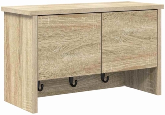 vidaXL Wandmontierter Kleiderständer Sonoma Eiche 50 x 20 x 30 cm 874333