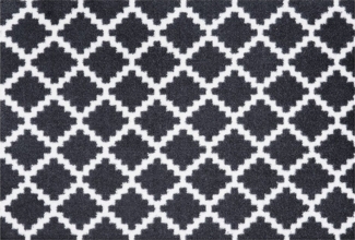 Zala Living Fußmatte Fußmatte Elegance Schwarz Weiß, rechteckig, Höhe: 7 mm