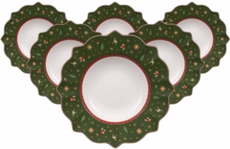Villeroy & Boch Toy's Delight Suppenteller ø 26 cm grün 6er Set - DS