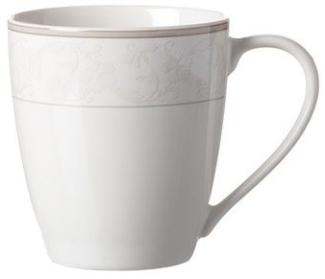 Ritzenhoff & Breker Becher Isabella, Kaffeebecher, Teetasse, Kaffee Tasse, Porzellan, Beige, 350 ml, 46885