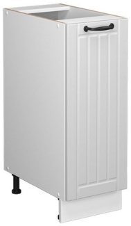 Midischrank Fame-Line Weiß Landhaus 30 x 82 cm ohne Arbeitsplatte Vicco