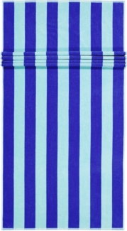Cawö Home Strandtücher Beach Tropical Streifen 5577 Velours, 100% Baumwolle (1-St)