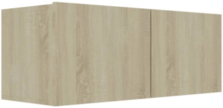 vidaXL TV-Schrank Sonoma-Eiche 80x30x30 cm Holzwerkstoff 801475