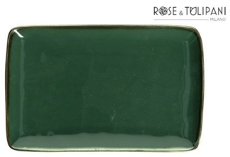 Teller rechteckig CONCERTO Verde Bosco 20x13cm